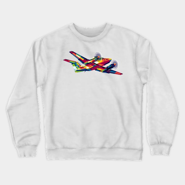 C-12 Huron Crewneck Sweatshirt by wpaprint